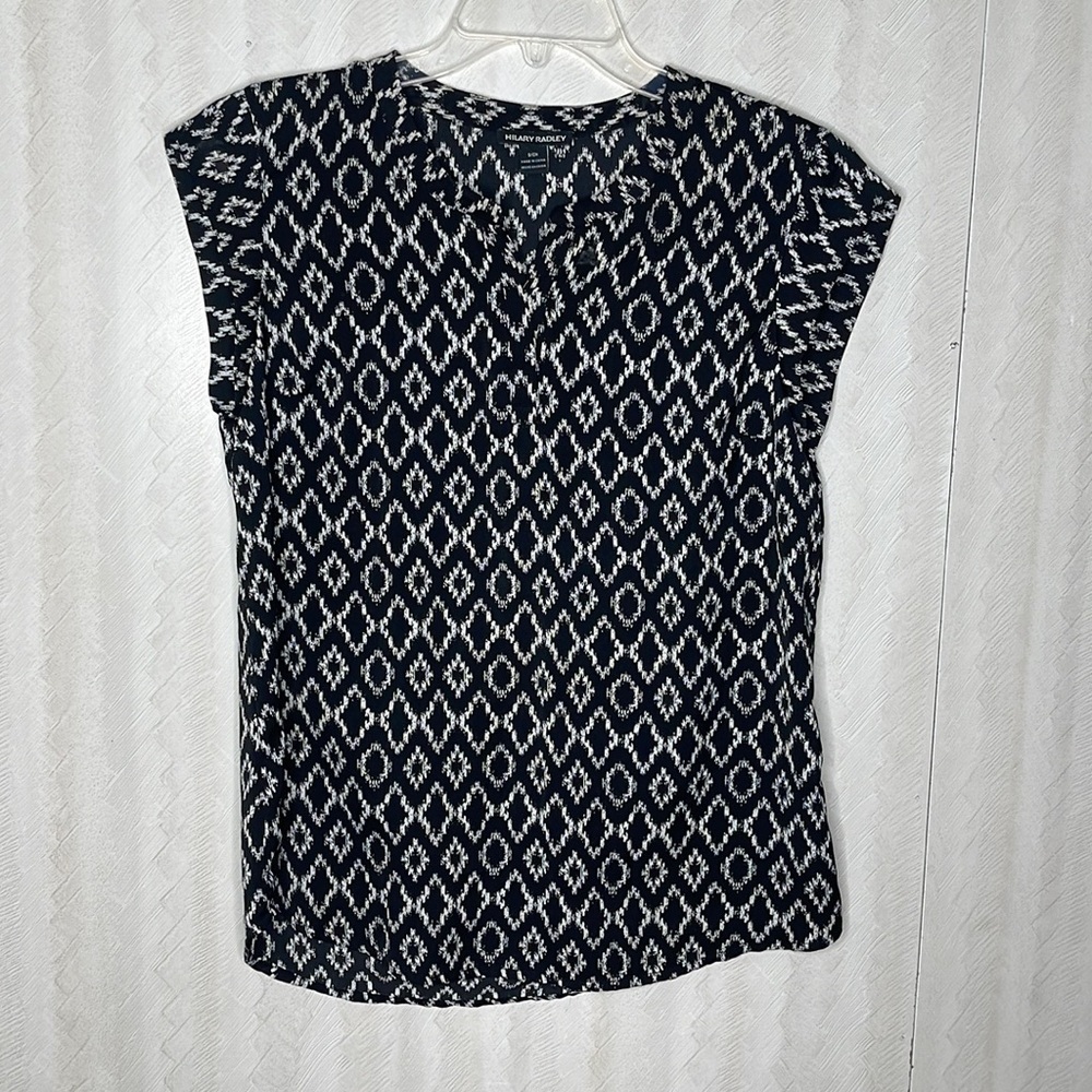 ❤️ HILARY RADLEY Sleeveless Blouse Size S - Picture 2 of 4